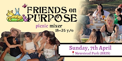 Immagine principale di Friends On Purpose: Picnic Mixer (18-35 y/o) 