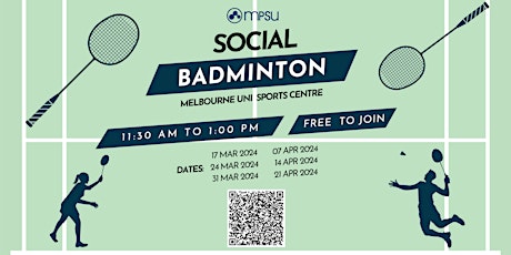 MPSU Social Badminton (Sem 1 - 2024)