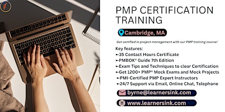 Project Management Professional Classroom Training In Cambridge, MA