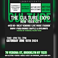 POPUP SHOP NYC ( THE CULTURE EXPO ) VENDORS | FASHION SHOW | ARTIST SHOW primary image