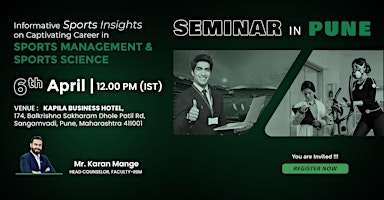 Seminar on Career Guidance in Sports Management & Sports Science!  primärbild