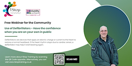 Free Webinar for the Community - Use of Defibrillators