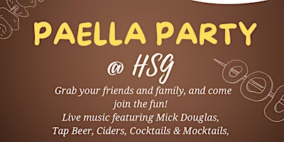 Imagen principal de Paella Party at HSG- SOLD OUT