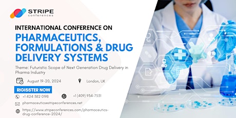 International Conference on Pharmaceutics, Formulations & Drug Delivery Sys