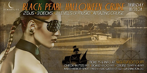 Imagem principal do evento DC Halloween - The Black Pearl Yacht Party