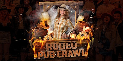 Imagen principal de Big Night Out Pub Crawl | RODEO PARTY | Saturday 6 April | Sydney