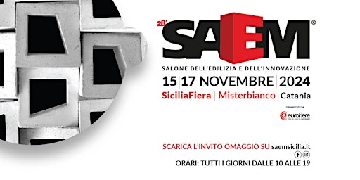Primaire afbeelding van SAEM 2024 - Salone dell'Edilizia e dell'Innovazione
