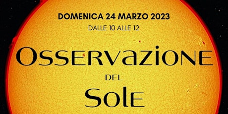 Osservazione del Sole primary image