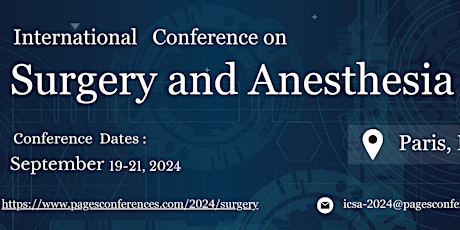 International Conference On Surgery and Anesthesia