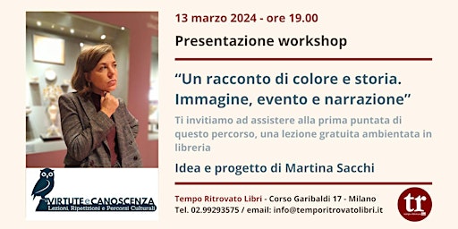 Immagine principale di "Un racconto di colore e storia. Immagine, evento e narrazione" 