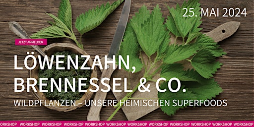 Hauptbild für Wildpflanzen – Unsere heimischen Superfoods Löwenzahn, Brennessel & Co.