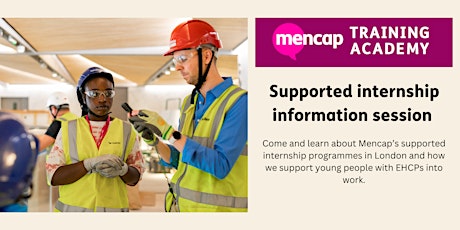 London Supported Internships Information Event