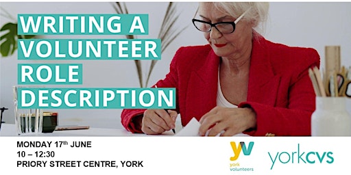Imagem principal do evento VCSE Training: Writing a Volunteering Role Description