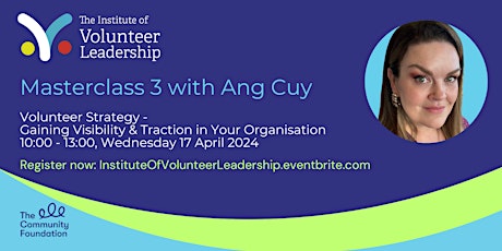 Institute of  Volunteer Leadership - Masterclass 3