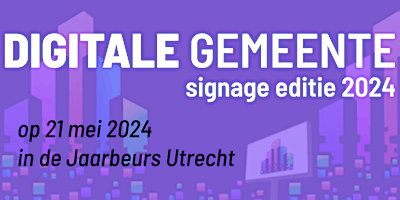 Digitale Gemeente — Signage Editie 2024  primärbild