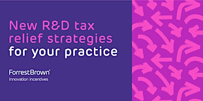 Immagine principale di New R&D tax relief strategies for your practice - Leeds 