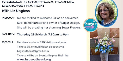 Liz Ungless demonstrates Nigella & Starflax Flowers primary image