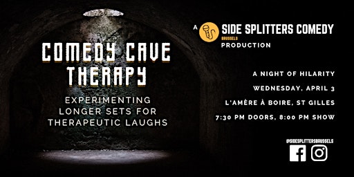 Primaire afbeelding van Side Splitters Comedy Club presents: Comedy Cave Therapy