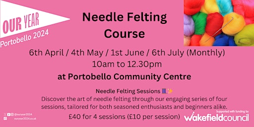 Image principale de Needle Felting Course