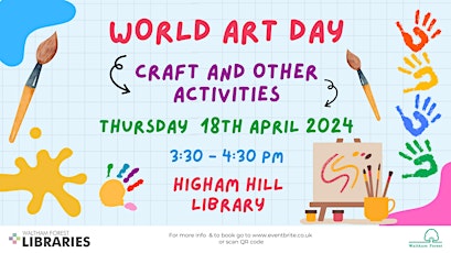 World Art Day @ Higham Hill library