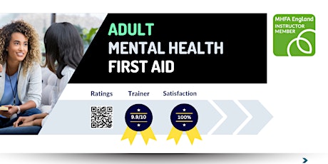Mental Health First Aid: Adult in Bristol (5 star reviews on Google)