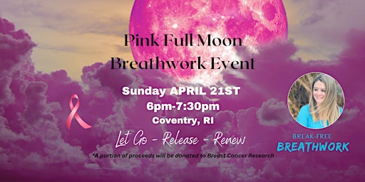 Pink FULL MOON Let that Stuff Go Breathwork primary image