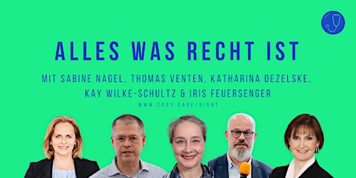 Imagen principal de CODY right - "Alles was Recht ist" Gesamtveranstaltung