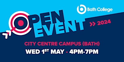 Image principale de Bath College Open Event - City Centre Campus