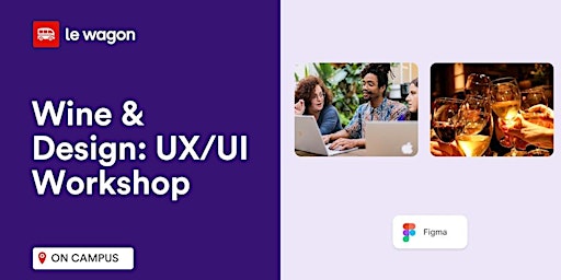 Imagem principal do evento Wine & Design Workshop: UX & UI with Figma