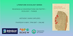 Literature X Ecology Series: Anthony Vahni Capildeo primary image