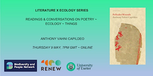 Hauptbild für Literature X Ecology Series: Anthony Vahni Capildeo