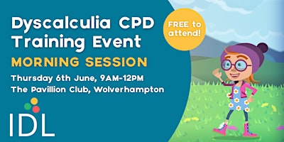 Imagen principal de Dyscalculia CPD Training Event - Morning Session