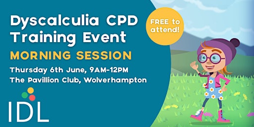 Image principale de Dyscalculia CPD Training Event - Morning Session