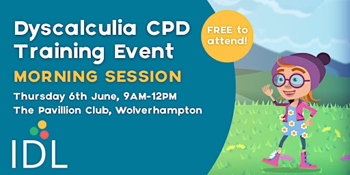 Imagem principal do evento Dyscalculia CPD Training Event - Morning Session