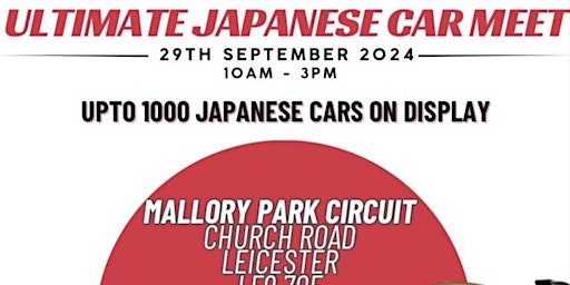 Imagem principal do evento Ultimate Japanese Car Meet