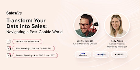 Transform Your Data into Sales: Navigating a Post-Cookie World primary image