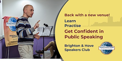 Brighton & Hove Speakers - Learn and Practise Public Speaking (FREE) primary image