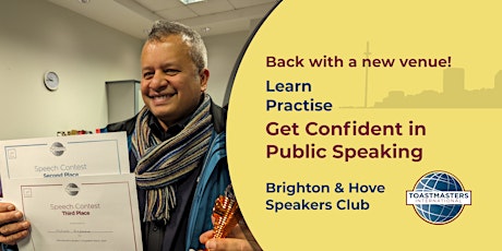 Brighton & Hove Speakers - Learn and Practise Public Speaking (FREE)