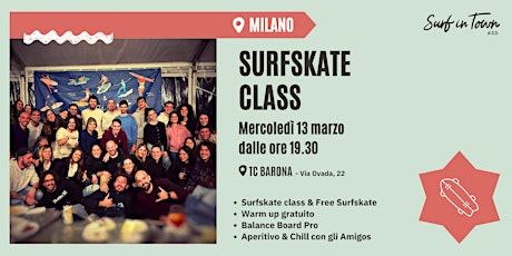 Immagine principale di Corsi di Surfskate Milano - tutti i livelli 