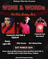 Imagem principal do evento Dialogue Wine Bar Presents: Wine and Words-RedRah's Birthday Bash