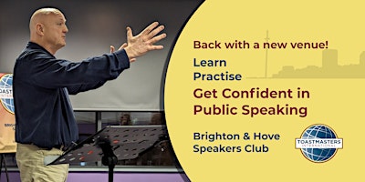Imagem principal do evento Brighton & Hove Speakers - Learn and Practise Public Speaking (FREE)