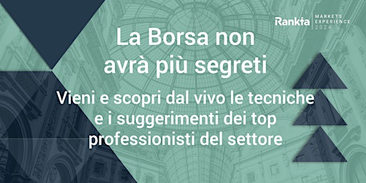 Hauptbild für Rankia Markets Experience Milano 2024- Borsa, mercati e trading