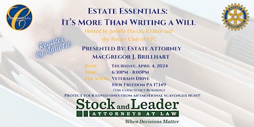 Estate Essentials – It’s More than Writing A Will primary image