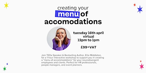 Imagem principal de Creating your Menu of Accommodations