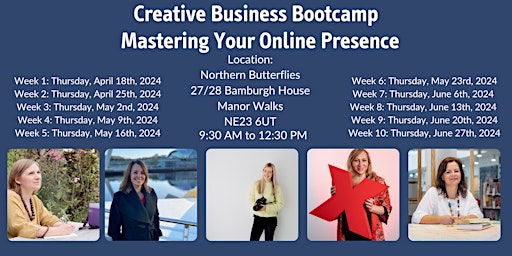 Primaire afbeelding van Creative Business Bootcamp - Mastering Your Online Presence