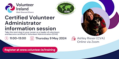 Hauptbild für Certified Volunteer Administrator (CVA) accreditation information session