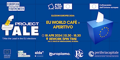 Imagen principal de YOUths taking the Lead: EU World Cafè + Aperitivo ️
