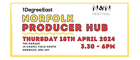 Imagem principal do evento Norfolk Producer Hub - Thursday 18th April 2024