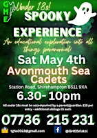 Image principale de Under 18's Spooky Experience/Ghost Hunt - Avonmouth Bristol