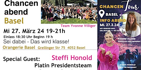 Imagem principal do evento ChancenAbend_27.03 Basel/ TEAM YVONNE VILLIGER/CHANCENTOUR